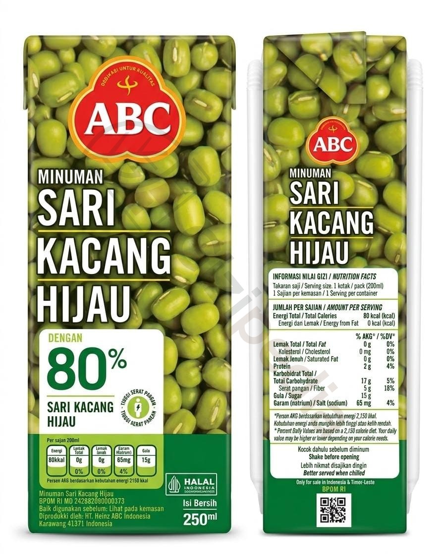 ABC Sari Kacang Hijau 250ml