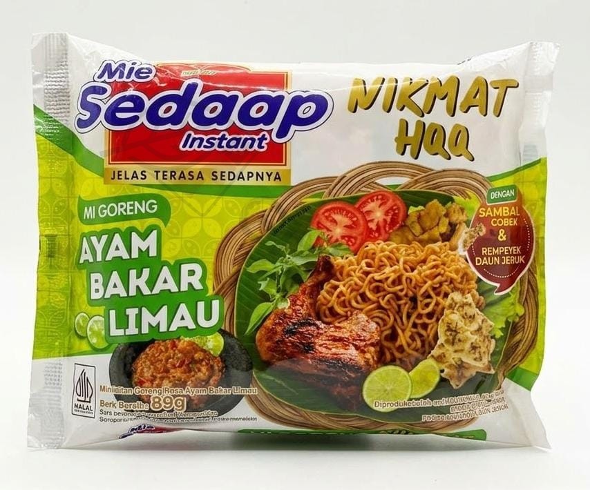 Mie Sedaap Goreng Ayam Bakar Limau