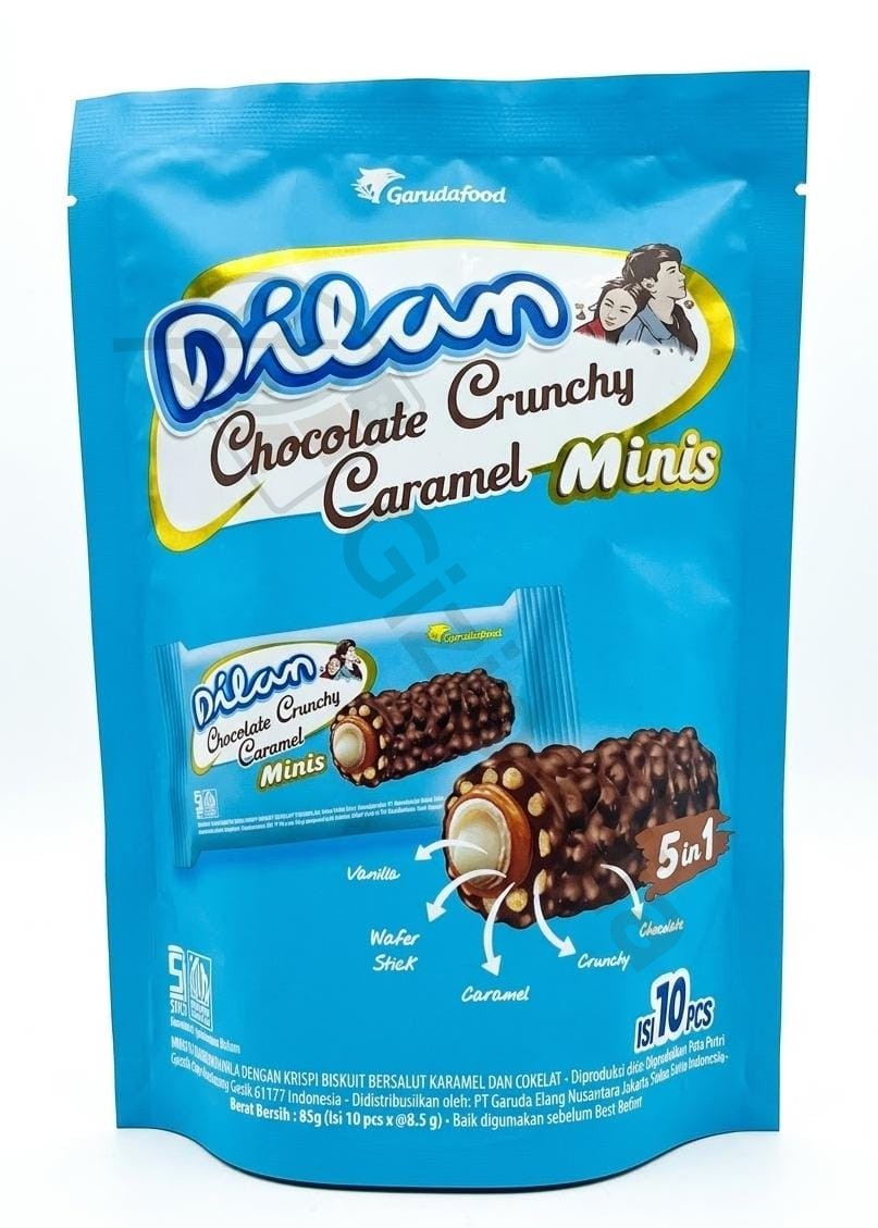 Dilan Chocolate Crunchy Caramel Minis 10pcs