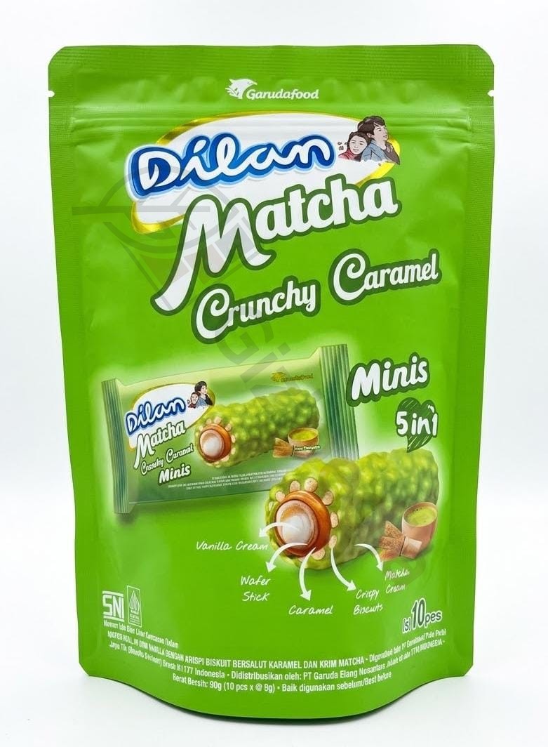 Dilan Matcha Crunchy Caramel Minis 10pcs