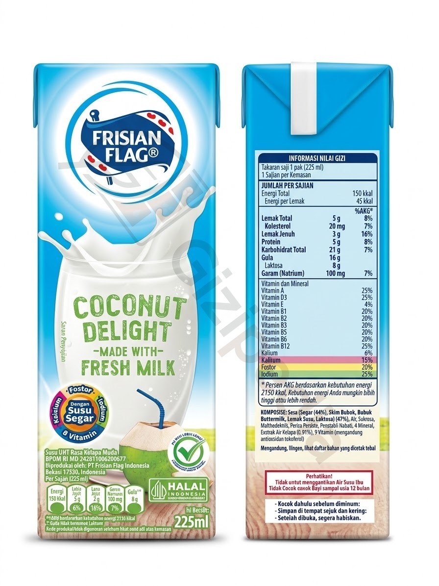 Frisian Flag Coconut Delight 225ml