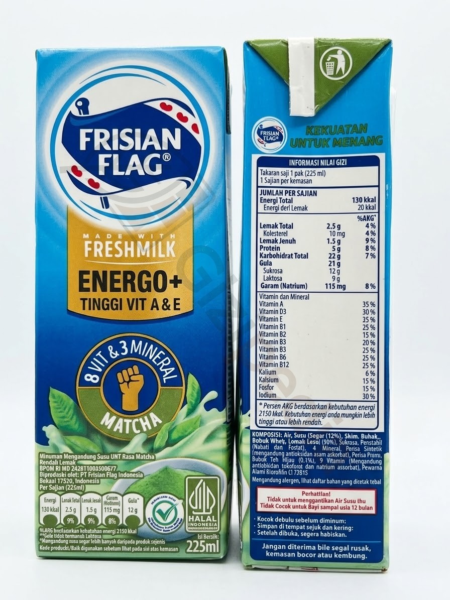 Frisian Flag Energo Matcha 225ml