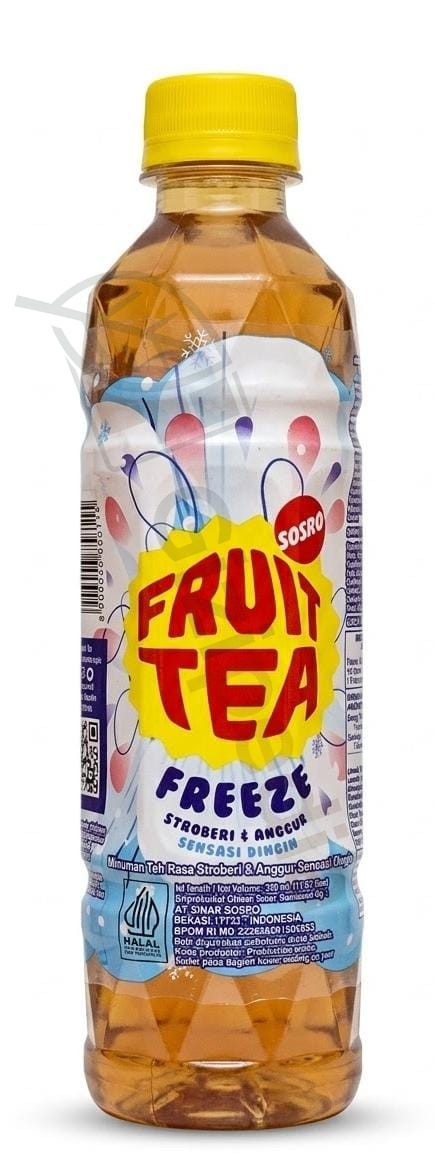 Fruit Tea Freeze Stroberi & Anggur 350ml