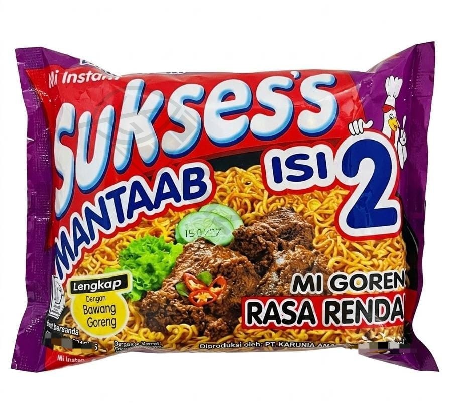 Mi Suksess Isi 2 Goreng Rendang