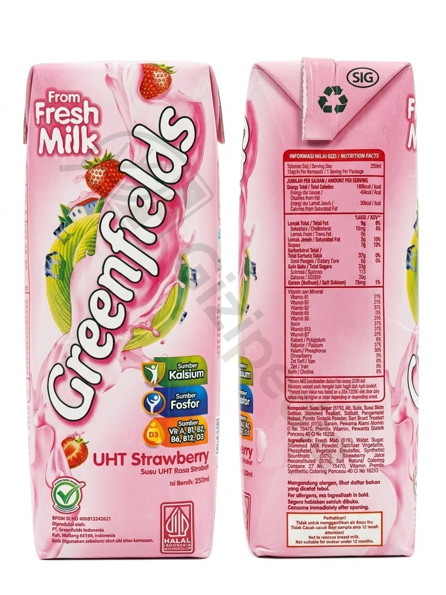 Greenfields UHT Strawberry