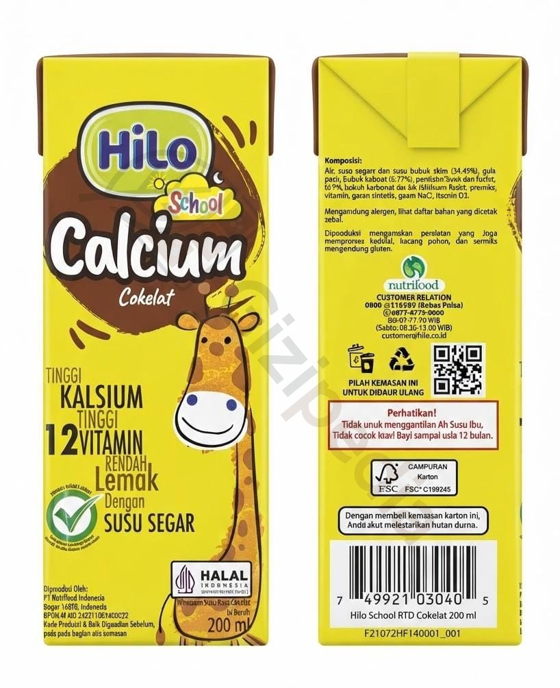 HiLo Calcium Cokelat