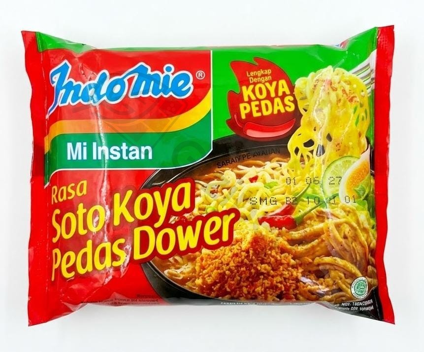 Indomie Kuah Soto Koya Pedas Dower