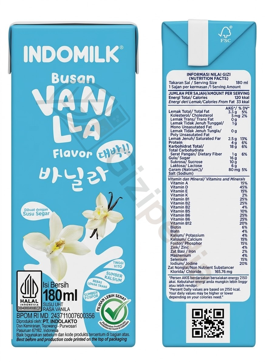 Indomilk Busan Vanilla