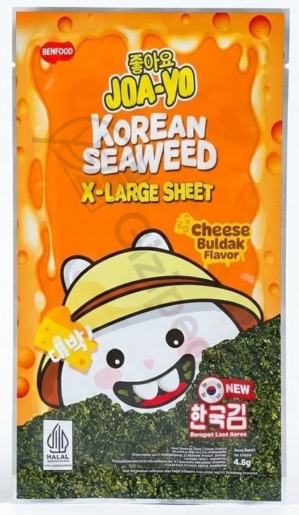 Joa-Yo Korean Seaweed X-Large Sheet Cheese Buldak
