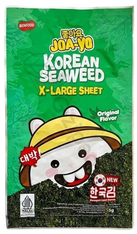 Joa-Yo Korean Seaweed X-Large Sheet Original