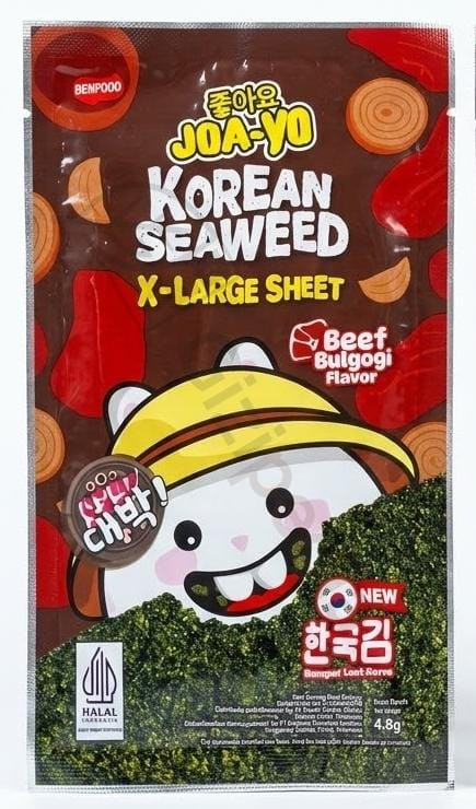 Joa-Yo Korean Seaweed X-Large Sheet Beef Bulgogi