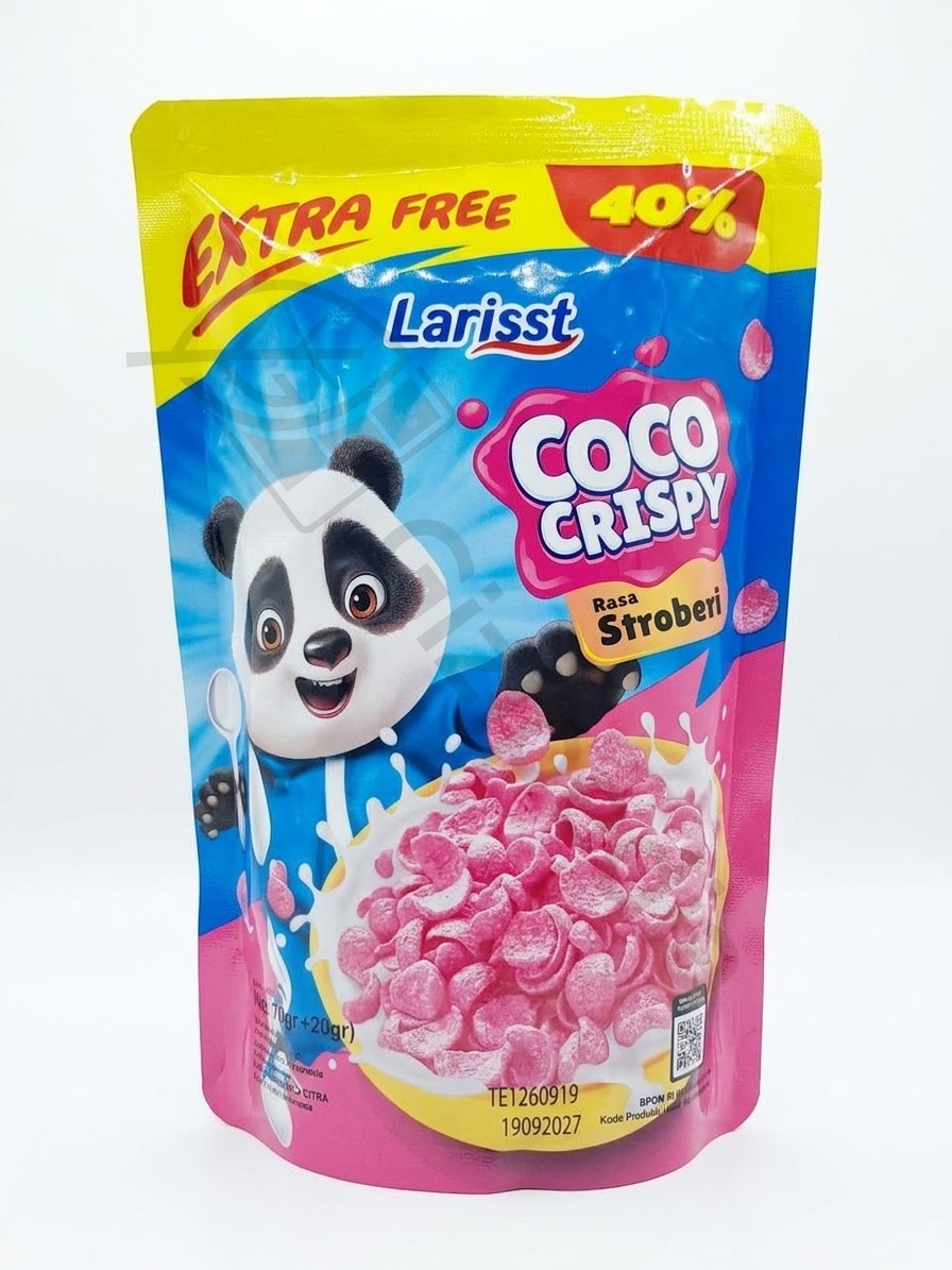 Larisst Coco Crispy Stroberi 70g