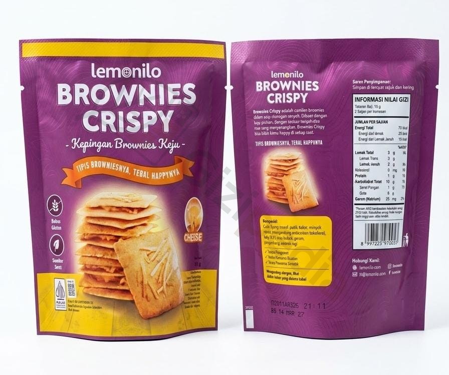 Lemonilo Brownies Crispy Keju 33g