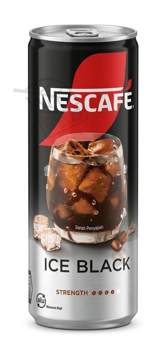 Nescafe Kaleng Ice Black 220ml