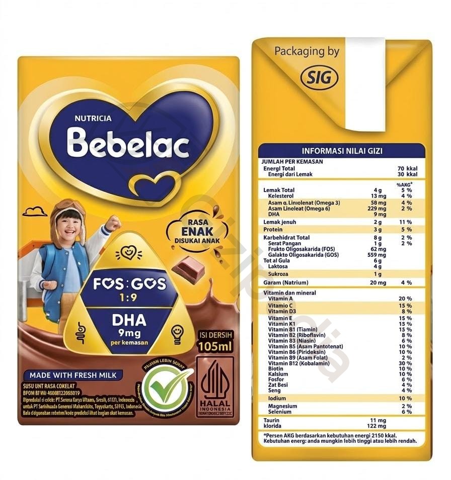 Bebelac UHT Cokelat 105ml