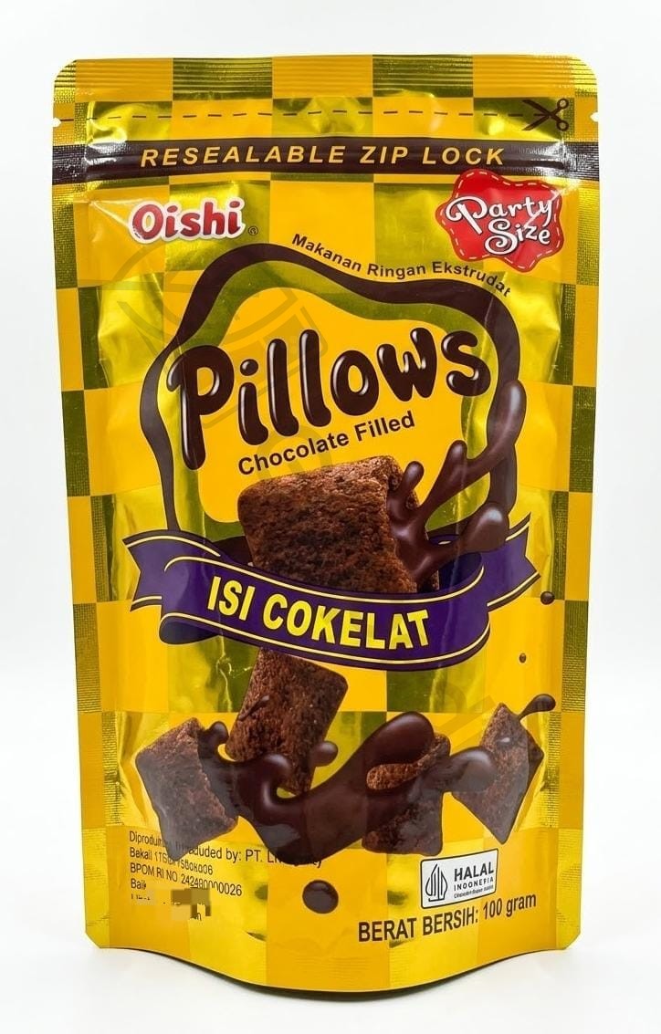 Oishi Pillows Cokelat 100g