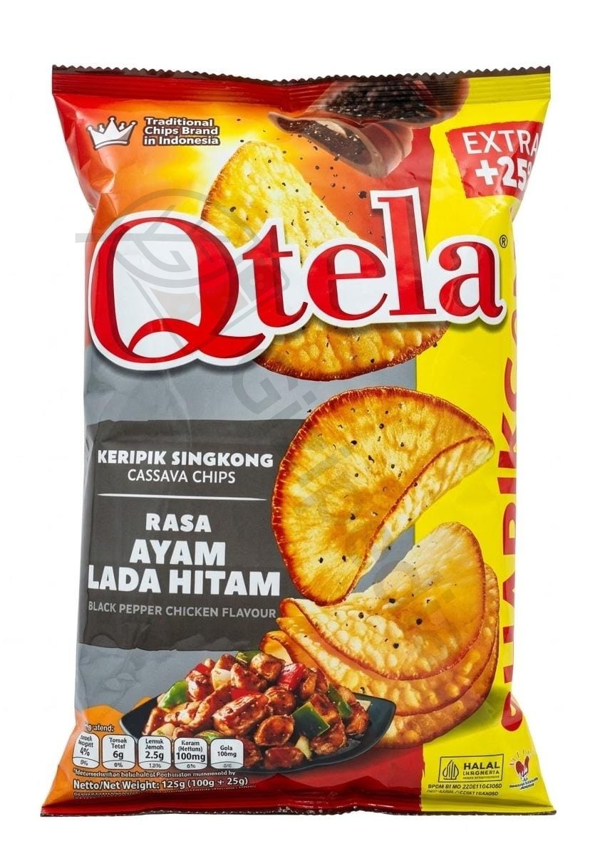 Qtela Ayam Lada Hitam 125g
