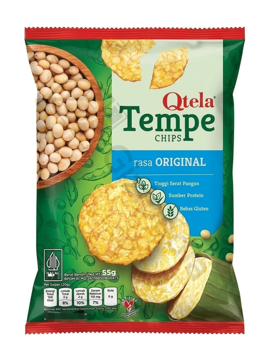 Qtela Tempe Chips Original 55g