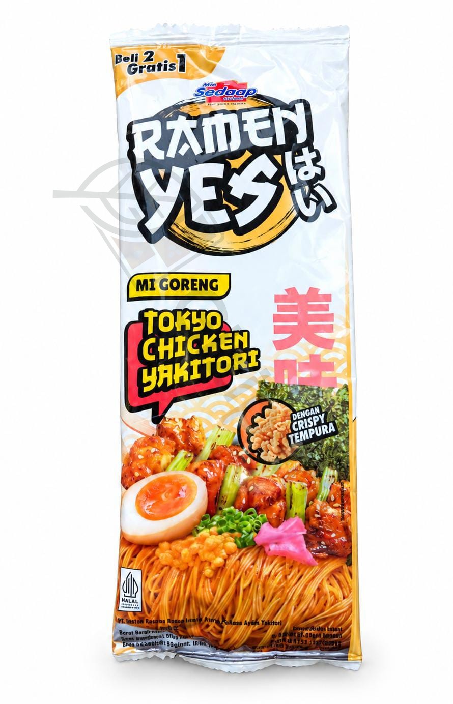 Mie Sedaap Ramen Yes Goreng Tokyo Chicken Yakitori