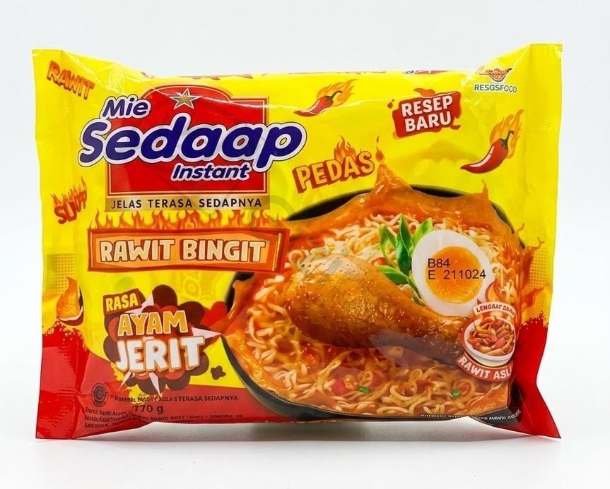 Mie Sedaap Rawit Bingit Ayam Jerit