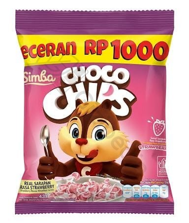 Simba Choco Chips Strawberry 12g
