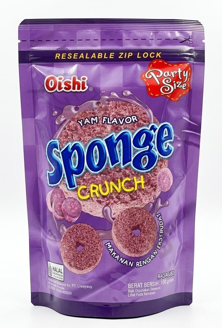Oishi Sponge Crunch Ubi 100g