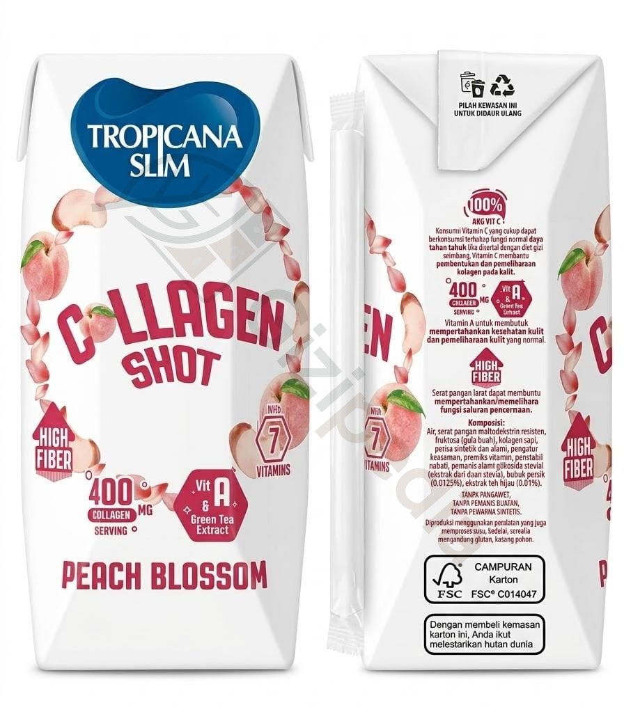 Tropicana Slim Collagen Shot Peach Blossom