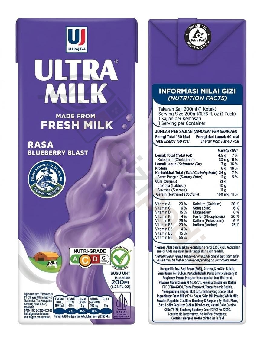 Ultra Milk Blueberry Blast