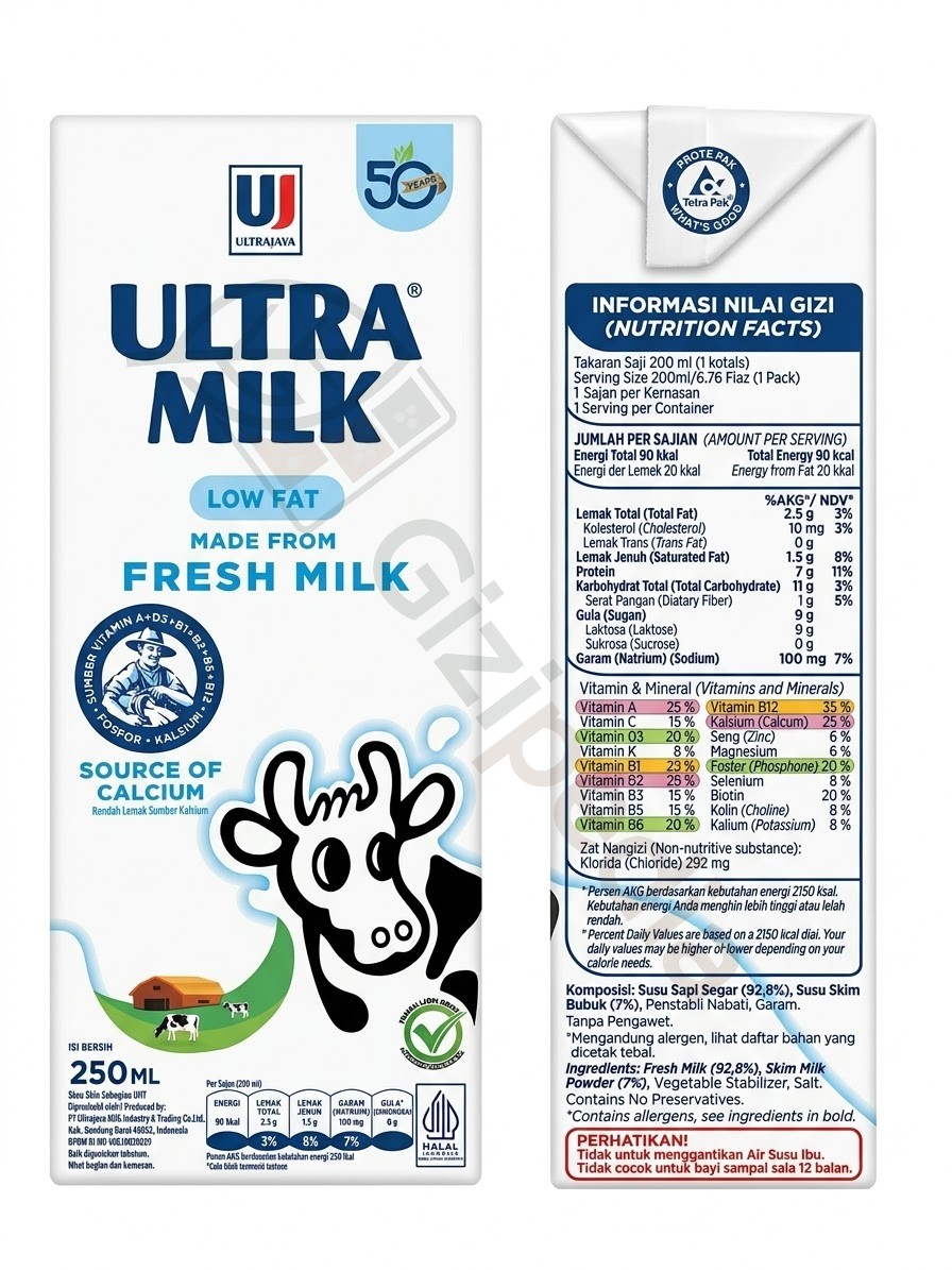 Ultra Milk Low Fat